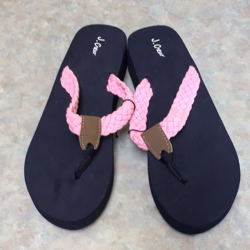 J. Crew flip flops (sz 9)